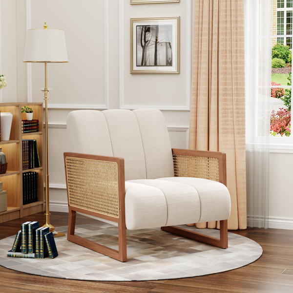 Beachcrest Home Vandemere Upholstered Armchair Wayfair Canada